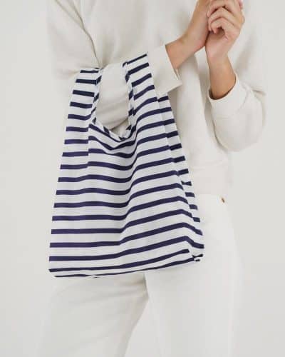 BAGGU: Large reusable french sailor grocery bag