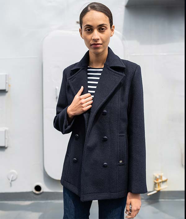 "Commandant" Women's cloth pea coat