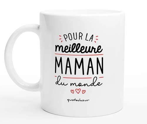 Best mother coffee mug in French