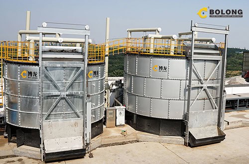 High-efficiency manure fermentation tank