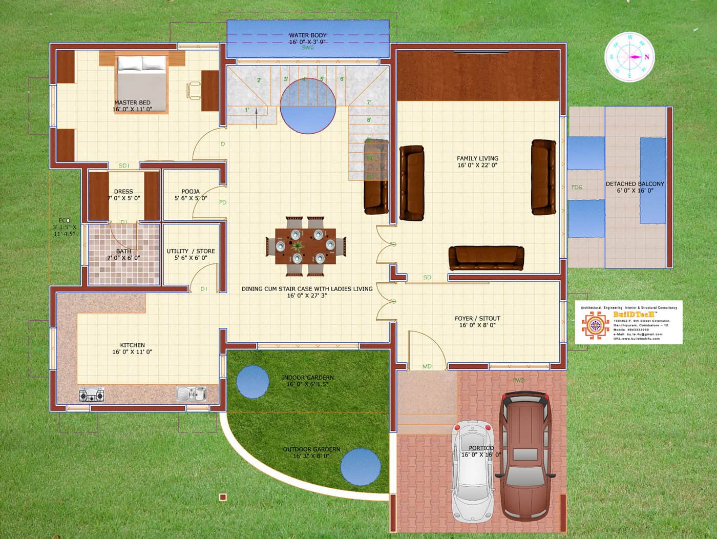 3D Space Planning In Coimbatore | Building Planning In Coimbatore | House Design | Planning Home Design Plans | Utility Plans In Coimbatore