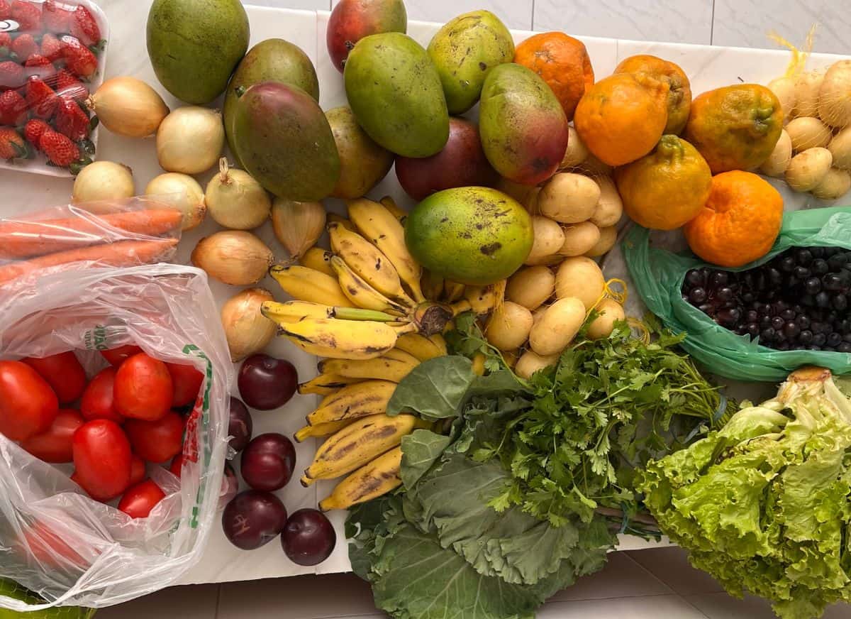 Groceries from the grocery store.