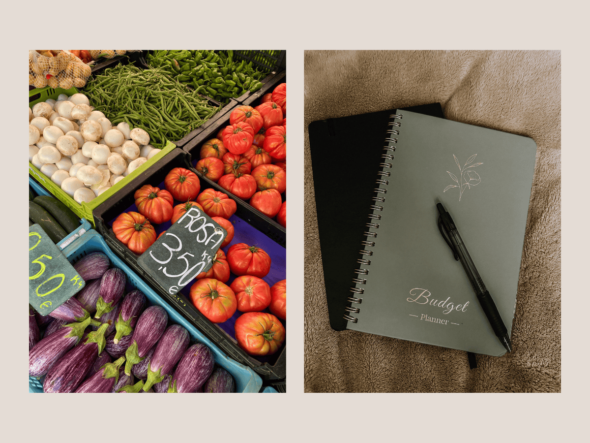 Budgeting and an image representing living a frugal lifestyle.