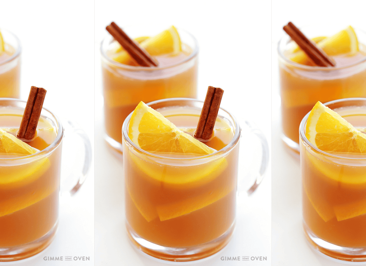 A warm Christmas drink.