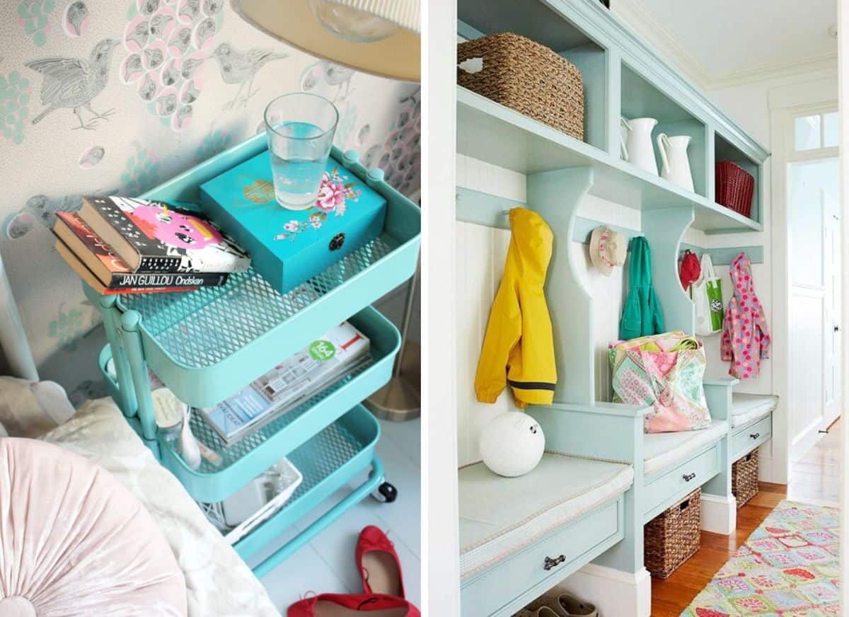 Some organization hacks for the home.