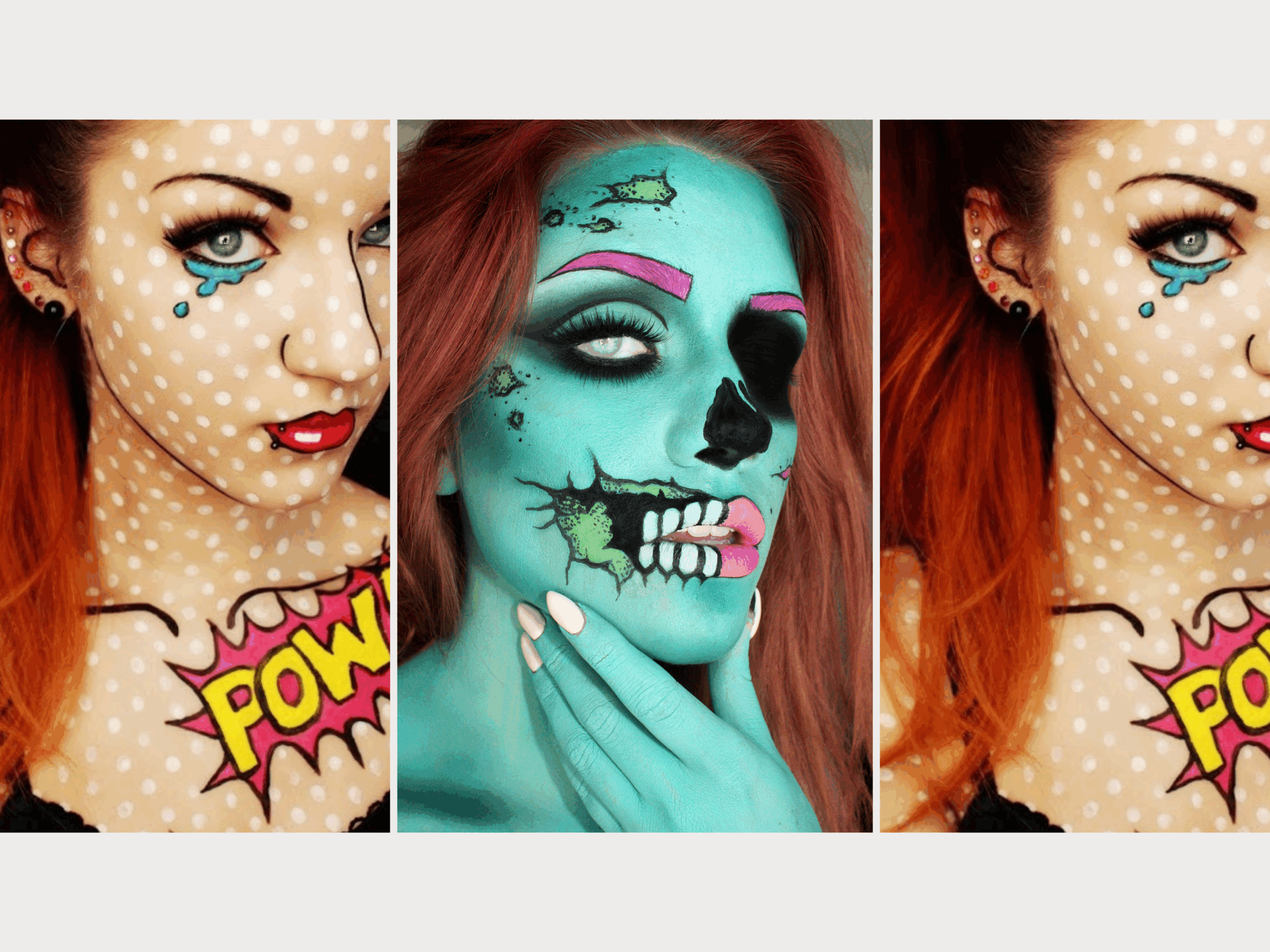 Halloween makeup looks.