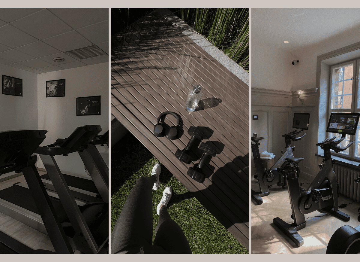 Gyms and working out.