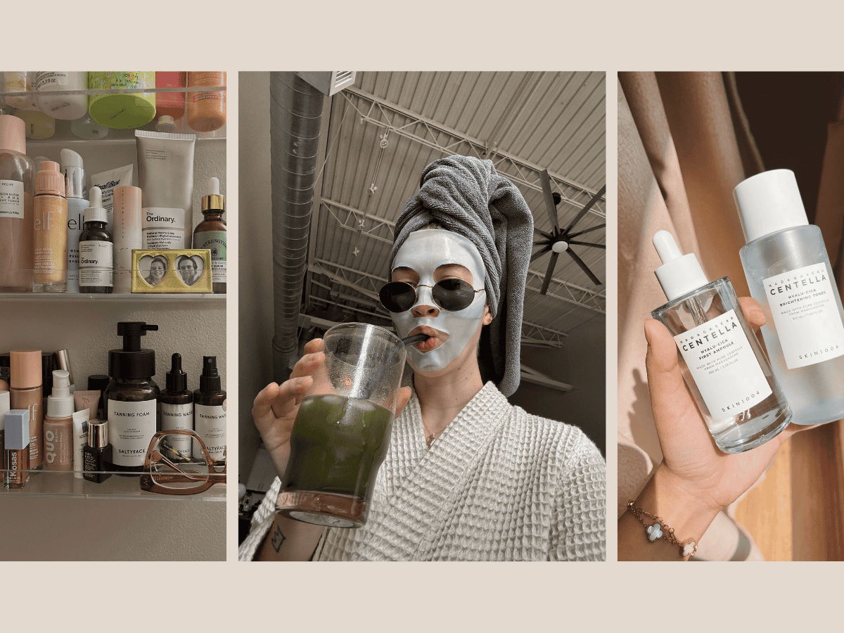 Beauty routine ideas.