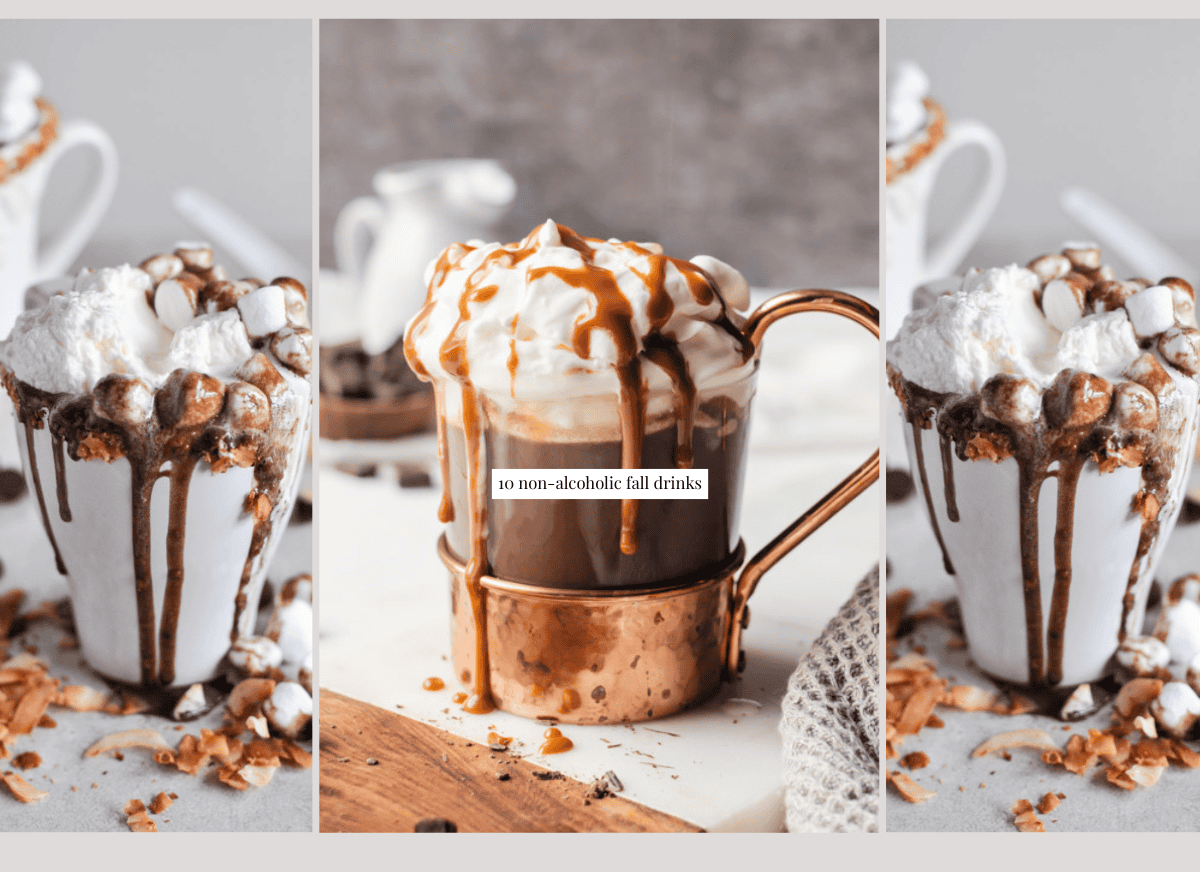 Non-alcoholic fall drinks.