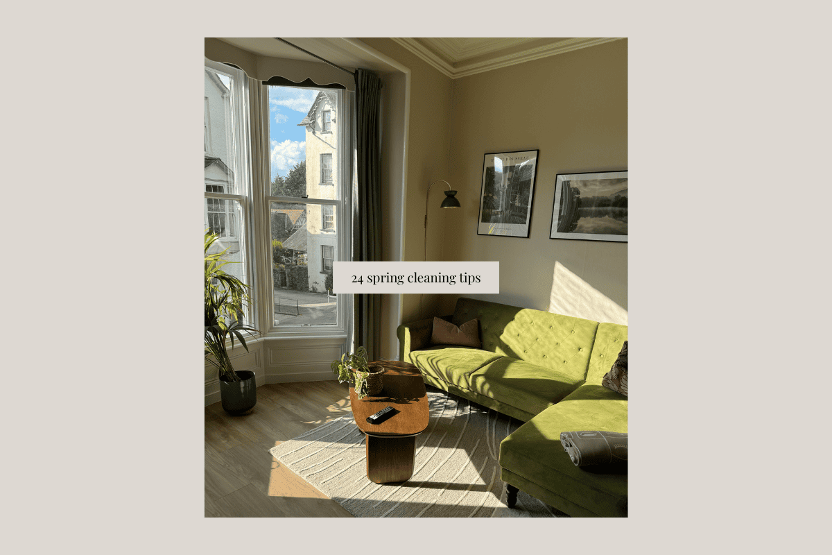 24 spring cleaning tips.