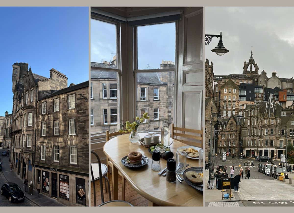 People doing things in Edinburgh.