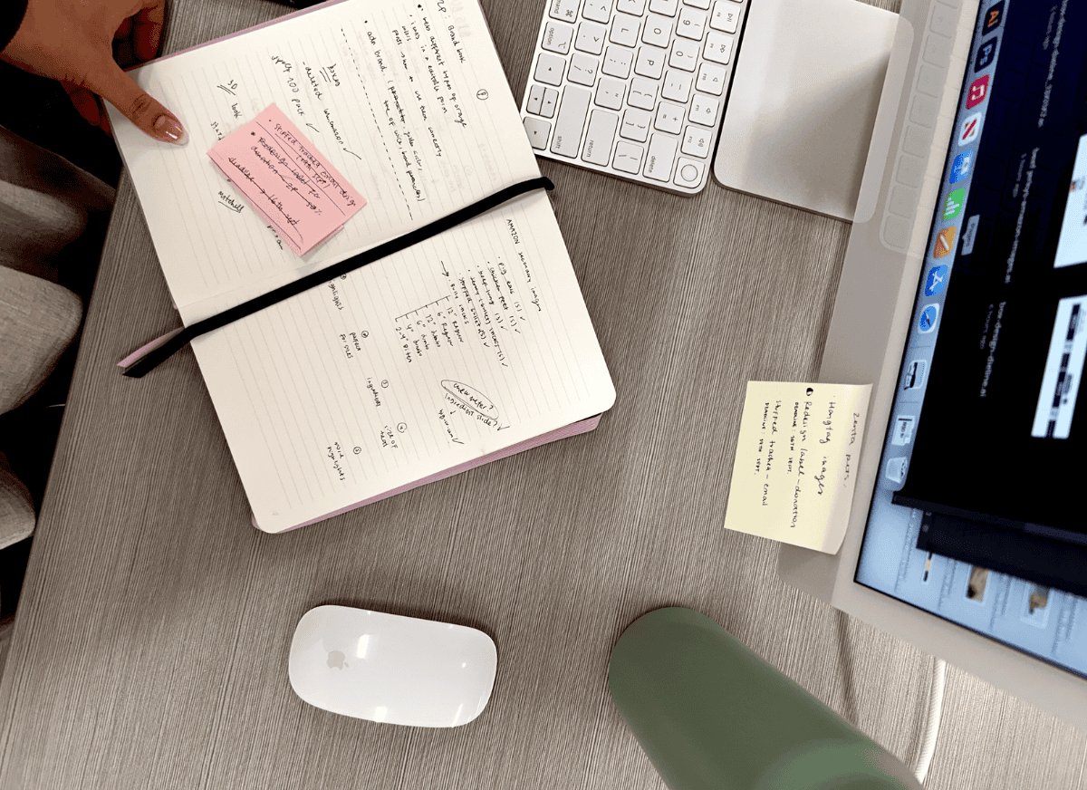 A person taking their finances seriously.