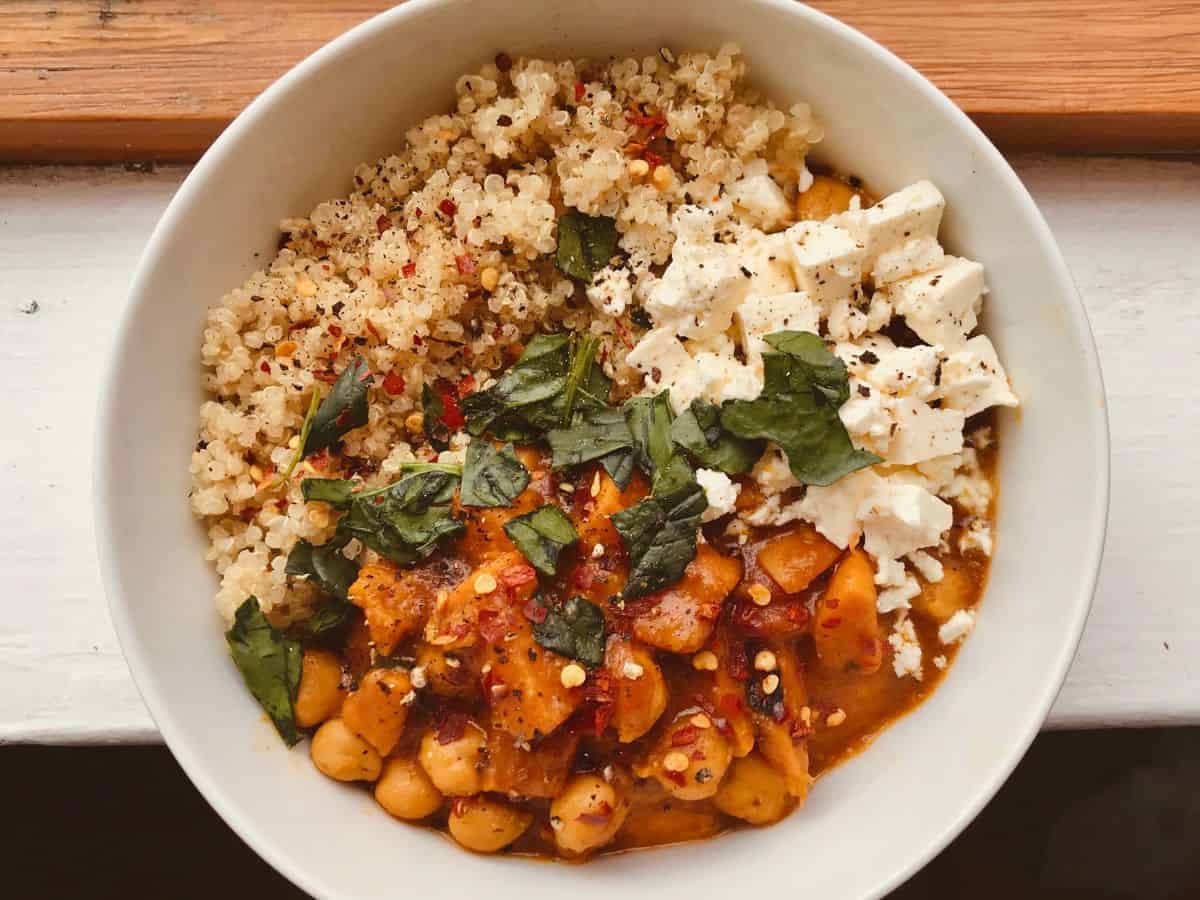 A healthy curry dish.