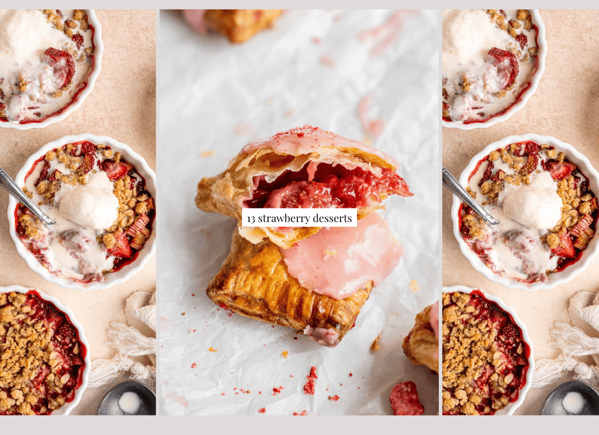 Strawberry dessert recipes.