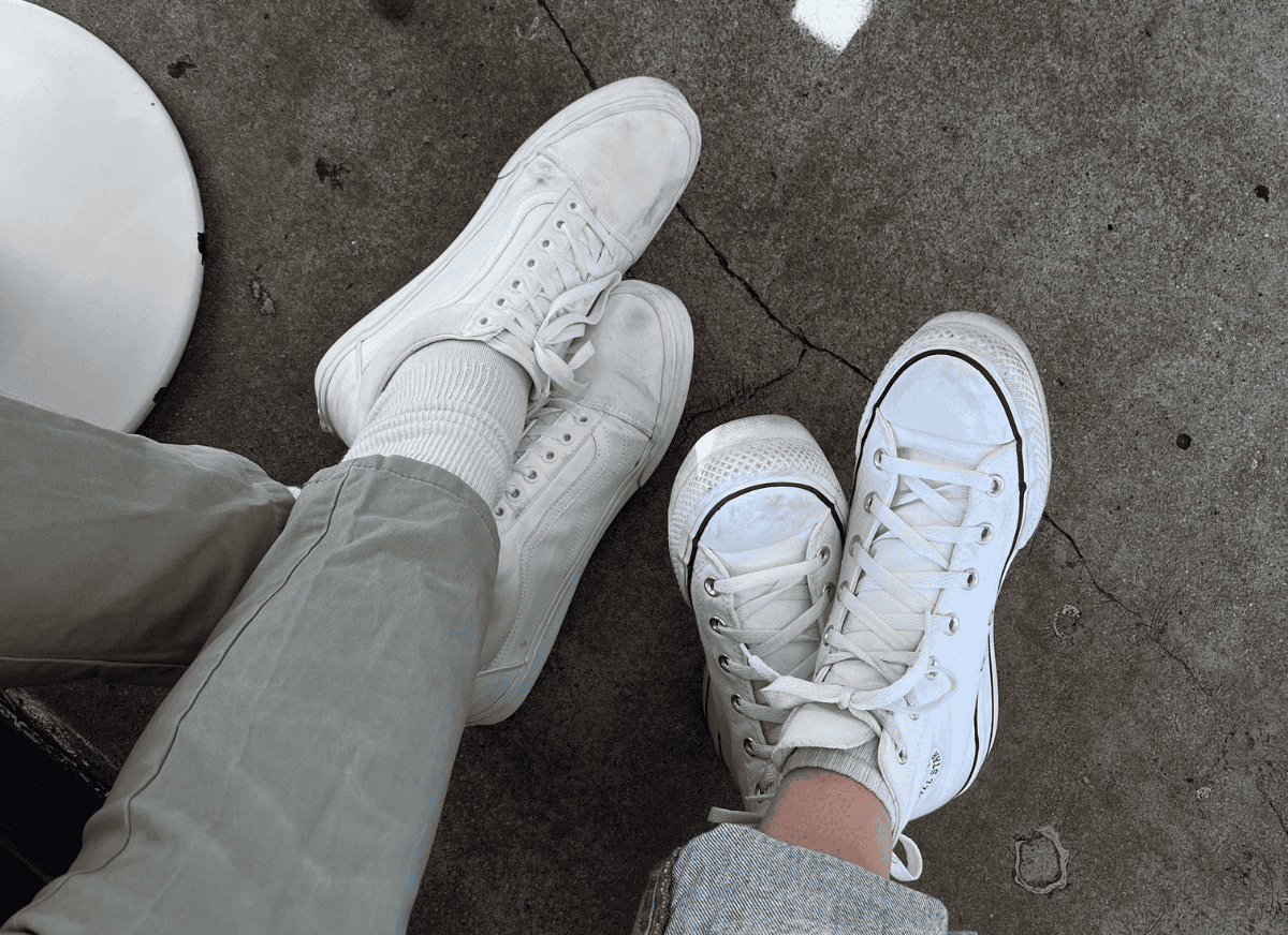 A couple hanging out.