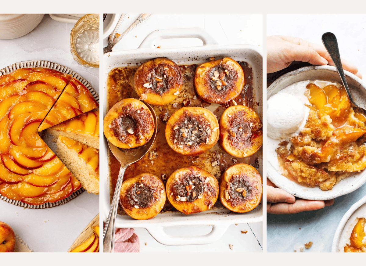 Peach recipes.