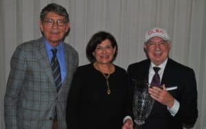 CLSA Fellows award Edward P. Meyerson Lifetime Achievement Award E. Mabry Rogers (CLSA-AL), Candy Meyerson and CLSA Life Dean and Senior Fellow Emeritus Edward P. Meyerson (CLSA-AL)