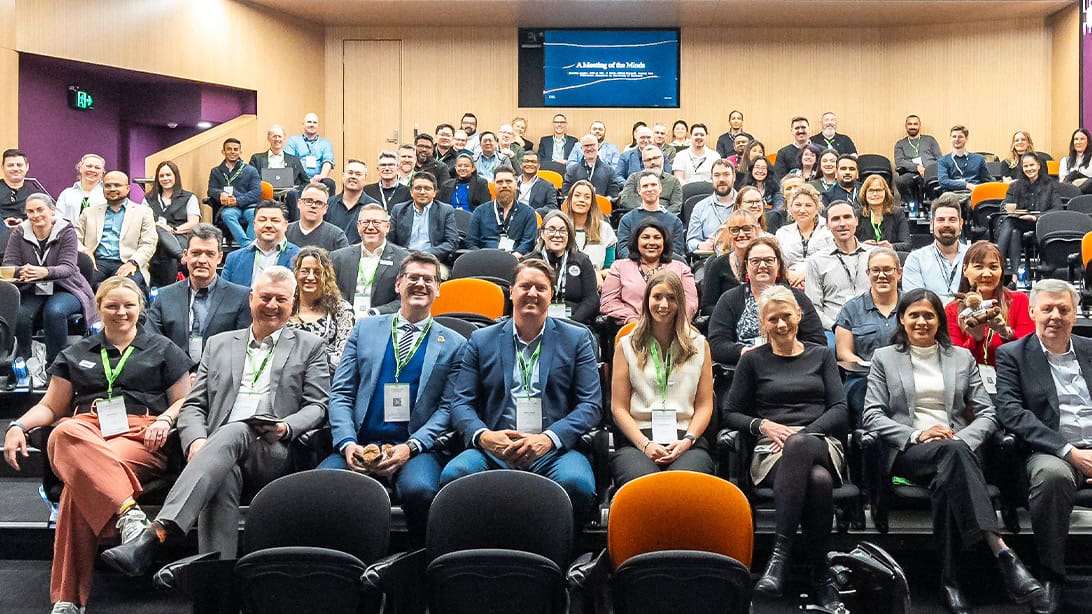 Group photo of D2L Connection event attendees
