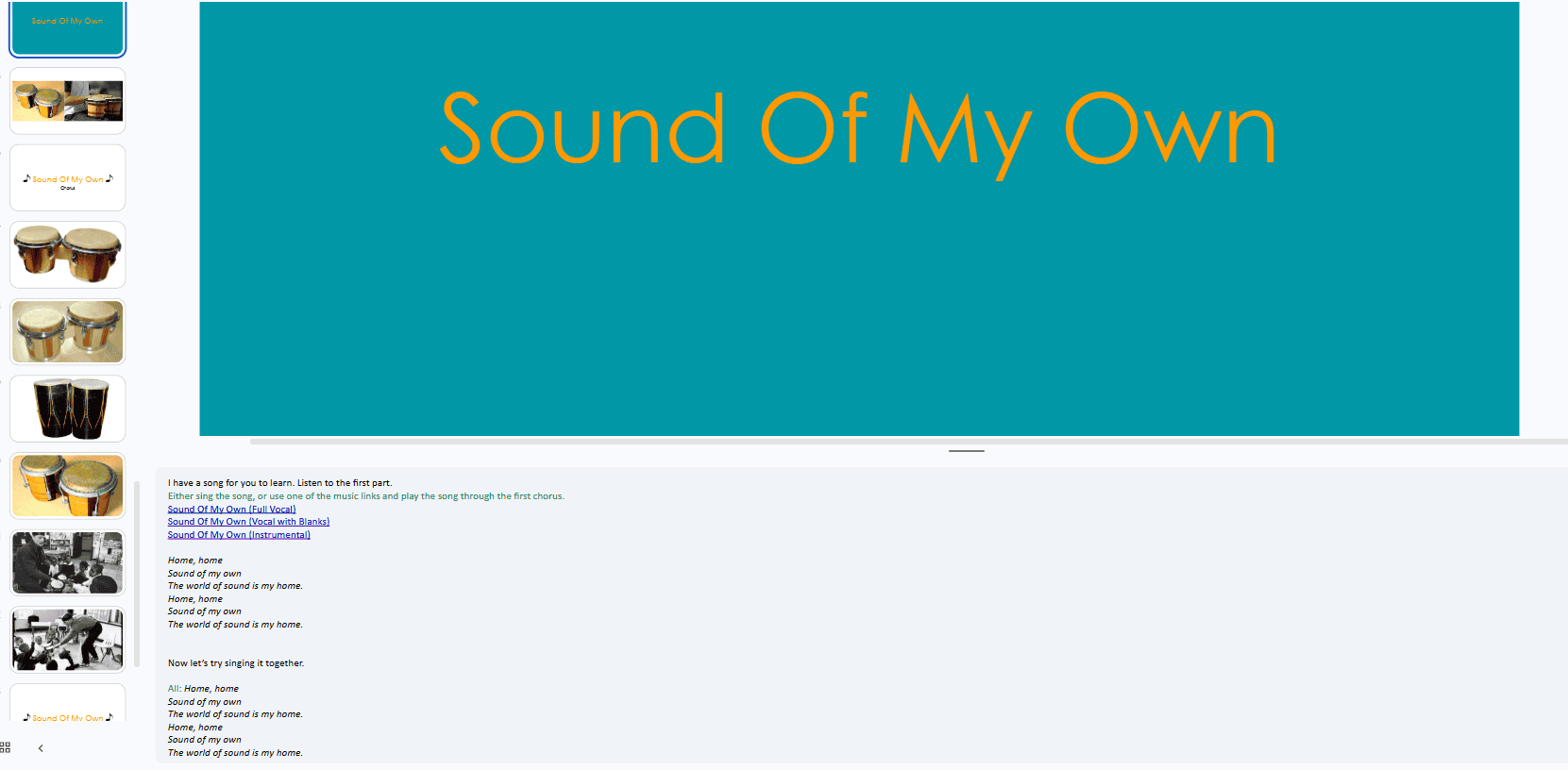 Rim — Sound of My Own — Before