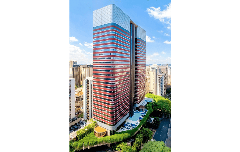 Renaissance-Sao-Paulo-Hotel aerial view