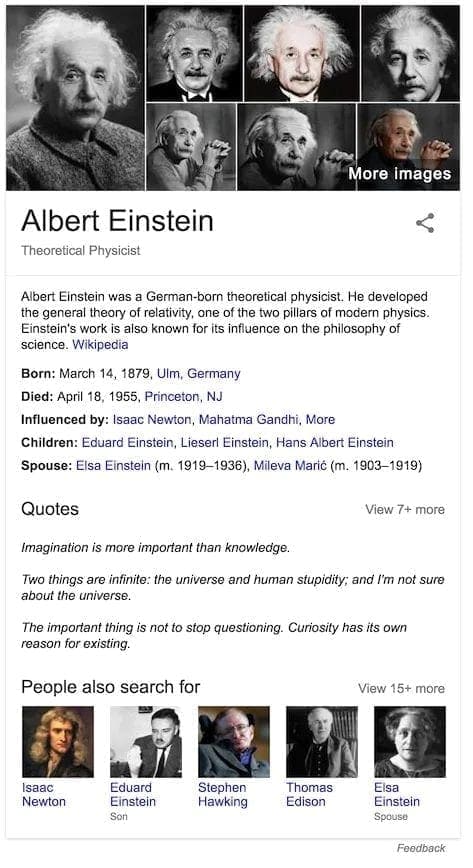 Knowledge Panel