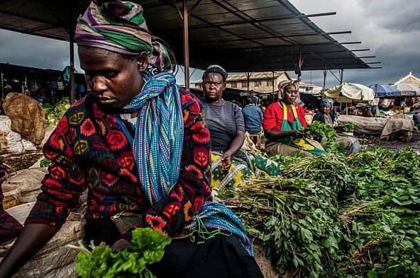 Market in Nairobi,Kenya.