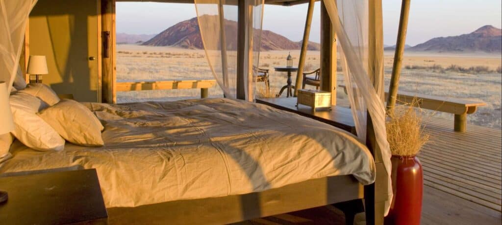 Luxury Lodge in Namibia | Photo credits: Boulders camp