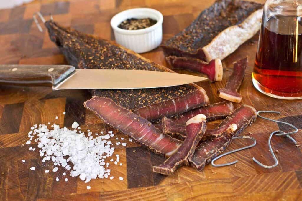 Biltong is a popular snack in Namibia