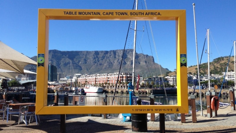 Table Mountain as seen from the V&A Waterfront