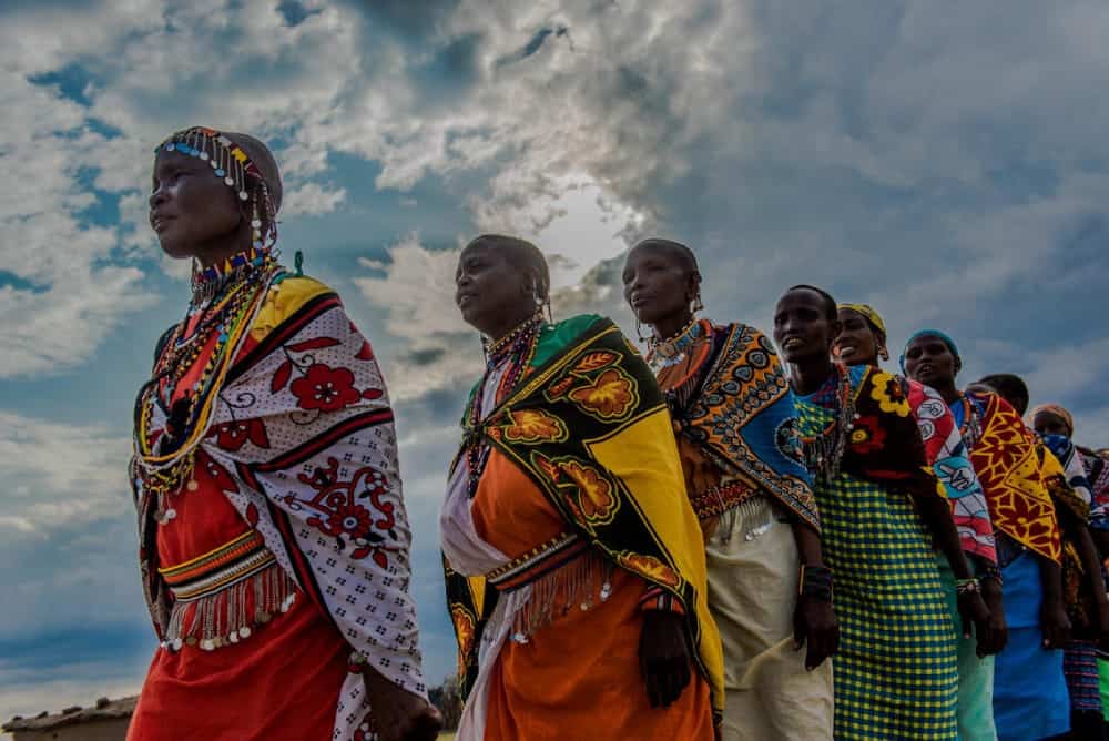 maasai dancers in the mara