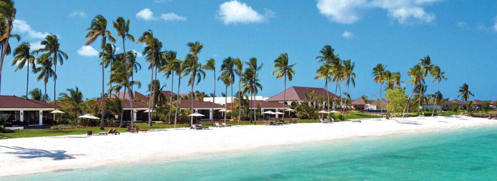 Tropical beach in Zanzibar.