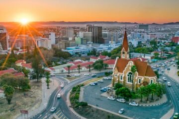 Windhoek, capital city of Namibia