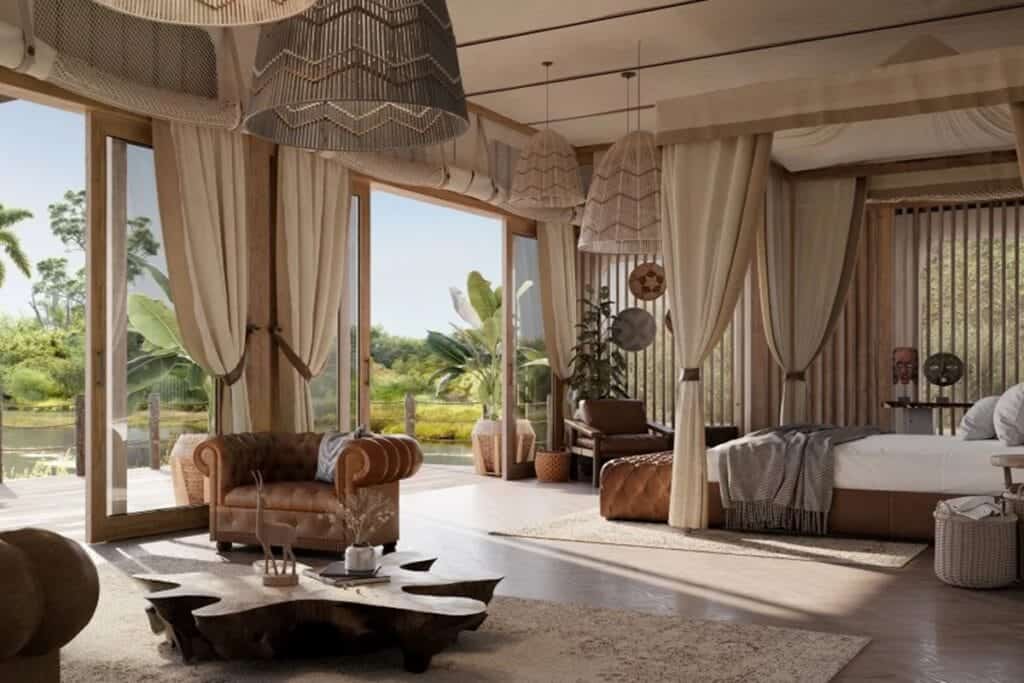 Atzaro Lodge, Okavango Delta, Botswana.