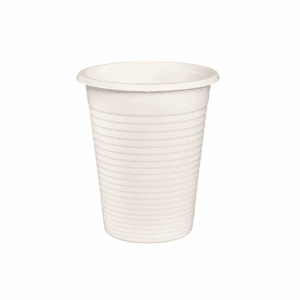 Gobelets jetables biodégradables et compostables, blancs, capacité de 200 ml, grande quantité de 1500.