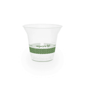 Bicchieri da cocktail biodegradabili da 300 ml in PLA trasparente, ideali per bar e locali