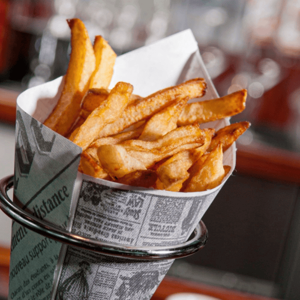 Cono carta fritture antiunto certificato compostabile