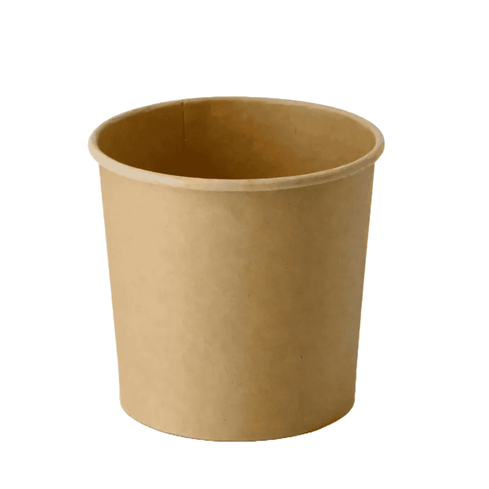 Contenitore avana zuppe asporto compostabile 600 ml