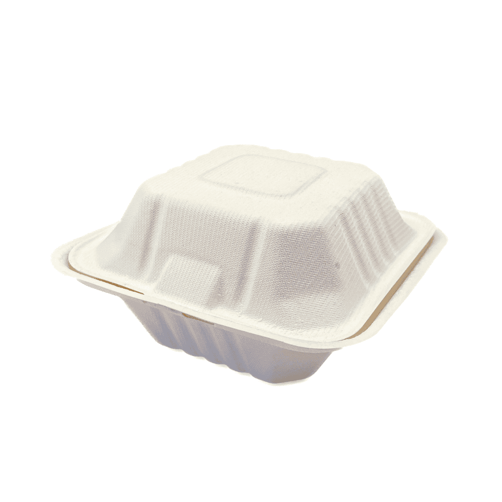 Contenitore per hamburger da asporto compostabile