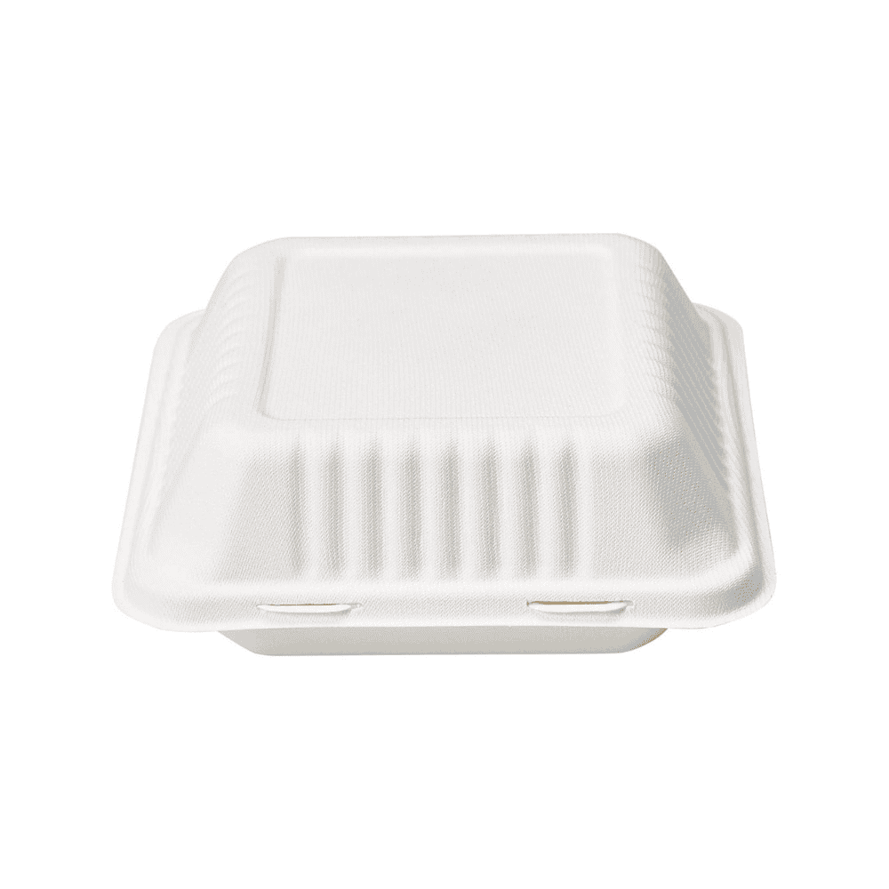 Contenitori quadrati con coperchio cellulosa 900 ml