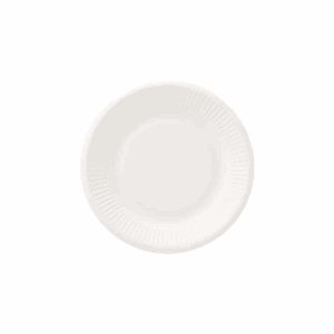 Piatti bio monouso piccoli di carta biodegradabile 17,7 cm - confezione da 1000 pezzi