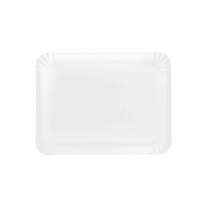 Piatti carta rettangolari 16x22 cm - Ideali per porzioni generose, confezione 10 kg.