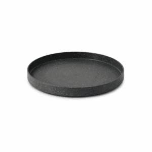 Piatti plastica rigida riutilizzabili grigi 20 cm