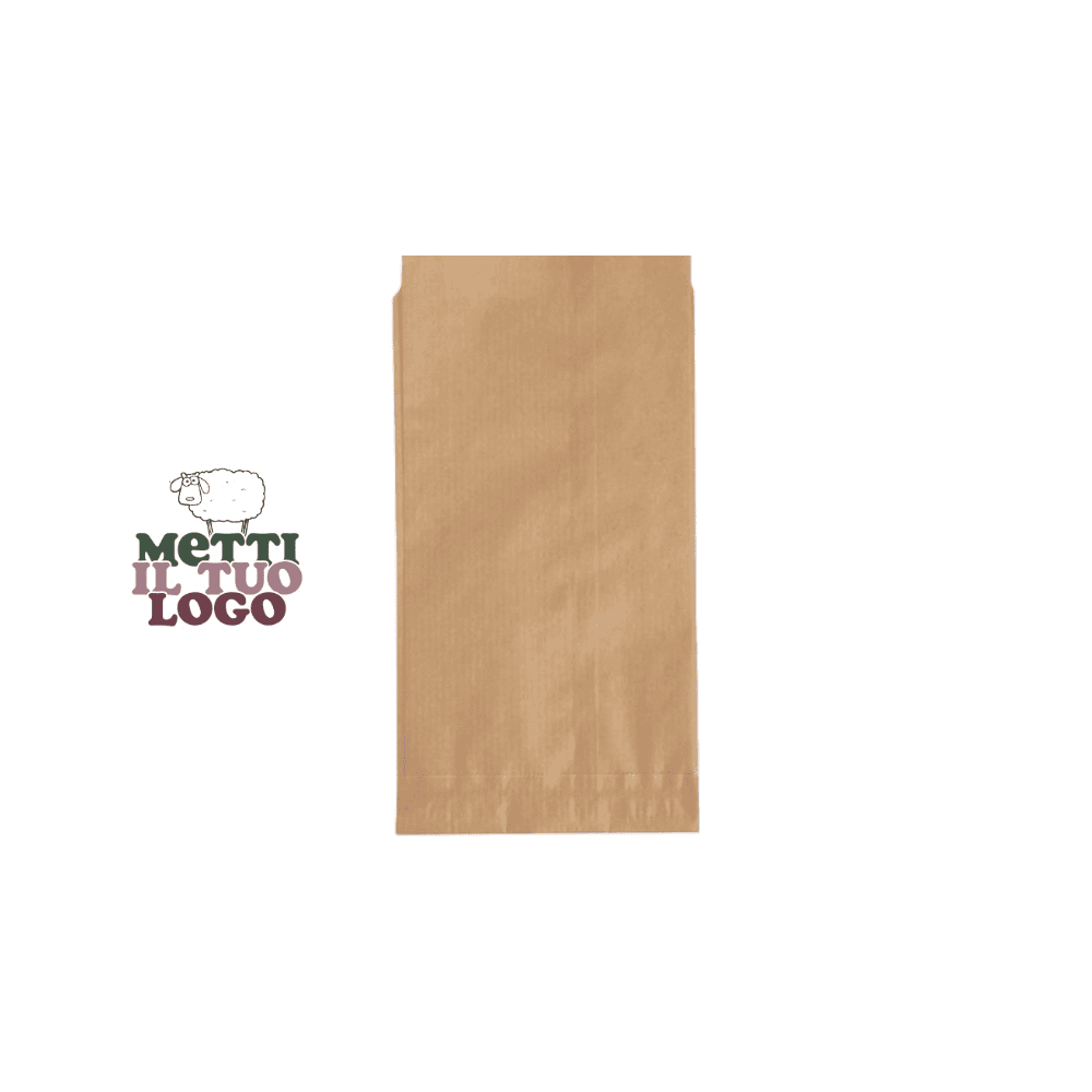 Sacchetti carta millerighe avana, 17x34 cm, 10 kg.