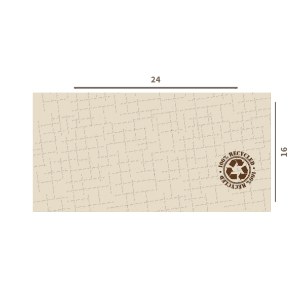 Tovaglioli da bar personalizzati 24x16 cm in carta riciclata Ecolabel