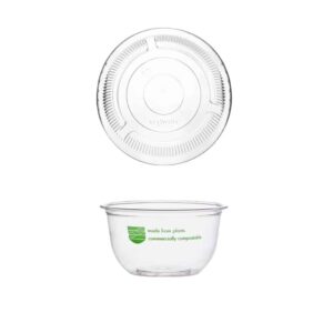 Set contenitori trasparenti con coperchio 236 ml 100 pz