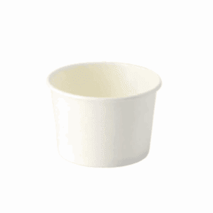 Coppette gelato cartoncino bianco 175ml confezione 100 pezzi