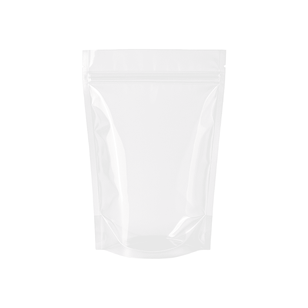 Sacchetti stand up compostabili per sottovuoto alimenti 10x5,5x15 cm - confezione da 2000 pezzi