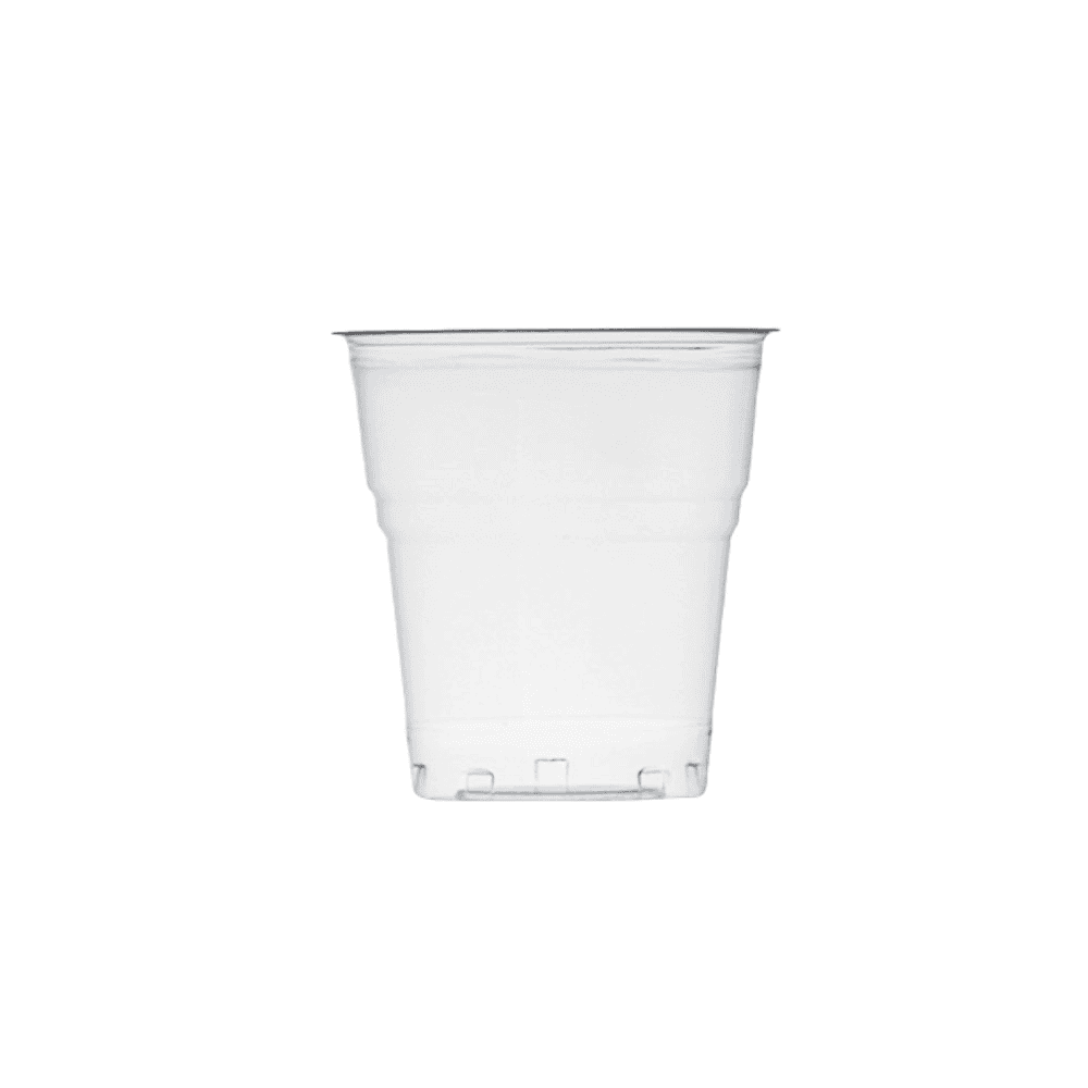 Gobelets biodégradables transparents 200 ml - Pack de 100