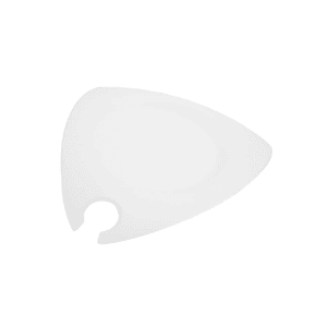 Assiettes triangulaires en cellulose et PLA avec porte-gobelet, lot de 100, compostables.