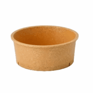 Bac à salade à emporter 650 ml en bois et biopolymères, lot de 10.
